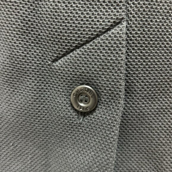 Chanel Vintage Linen Blend Wool Button Front Pencil Skirt Buttons Pocket Small - Picture 14 of 16